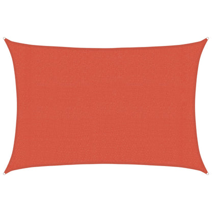 Sunshade Sail 160 g/m² Terracotta 3x4.5 m HDPE