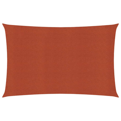 Sunshade Sail 160 g/m² Terracotta 3x4.5 m HDPE