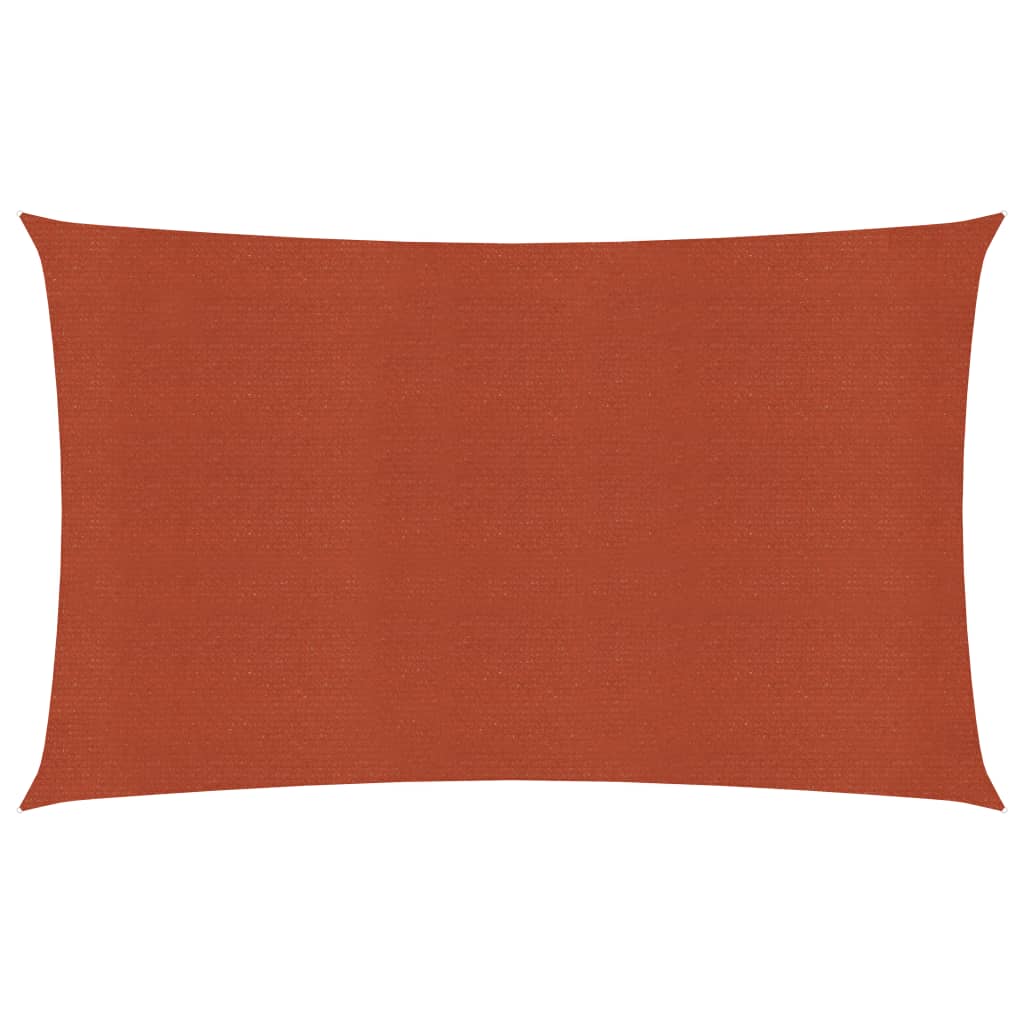 Sunshade Sail 160 g/m² Terracotta 3x6 m HDPE