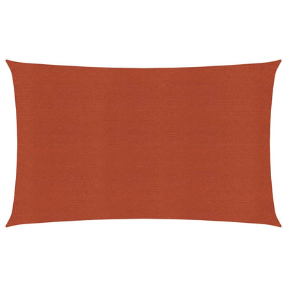 Sunshade Sail 160 g/m² Terracotta 3x6 m HDPE