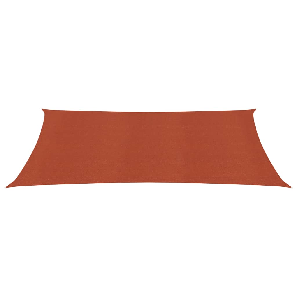 Sunshade Sail 160 g/m² Terracotta 3x6 m HDPE