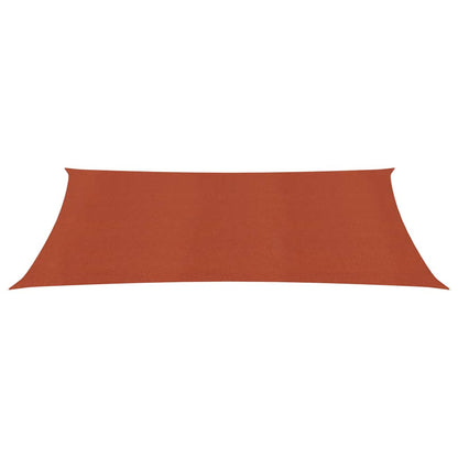 Sunshade Sail 160 g/m² Terracotta 3x6 m HDPE