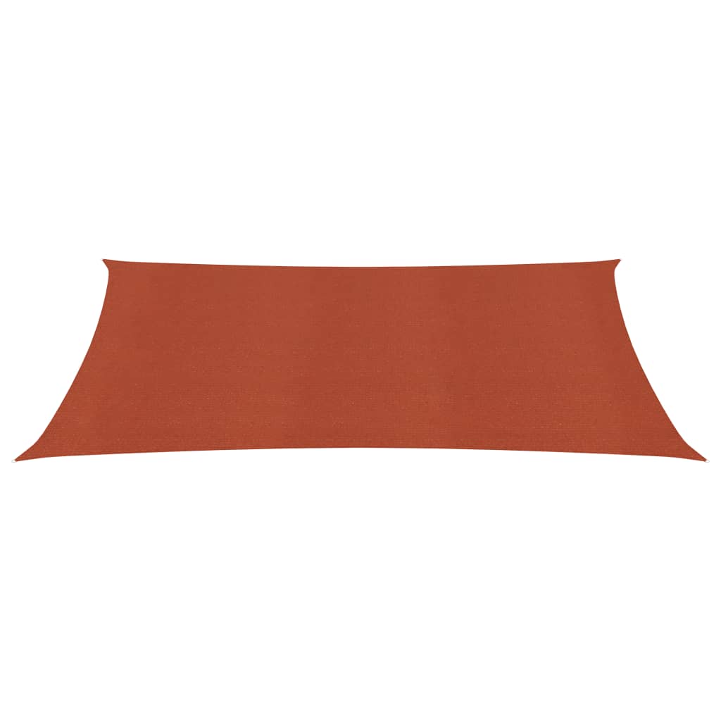 Sunshade Sail 160 g/m² Rectangular Terracotta 3.5x5 m HDPE