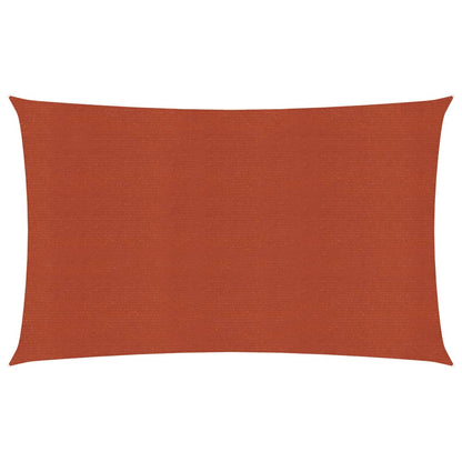 Sunshade Sail 160 g/m² Terracotta 4x7 m HDPE