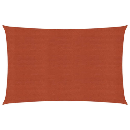 Sunshade Sail 160 g/m² Terracotta 5x6 m HDPE