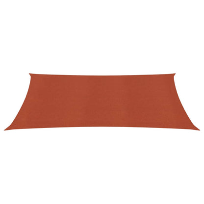 Sunshade Sail 160 g/m² Terracotta 5x6 m HDPE