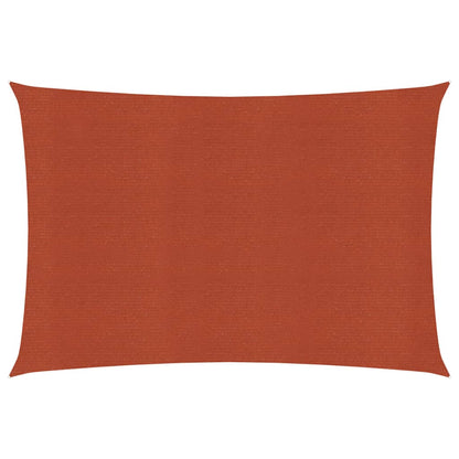 Sunshade Sail 160 g/m² Terracotta 5x7 m HDPE