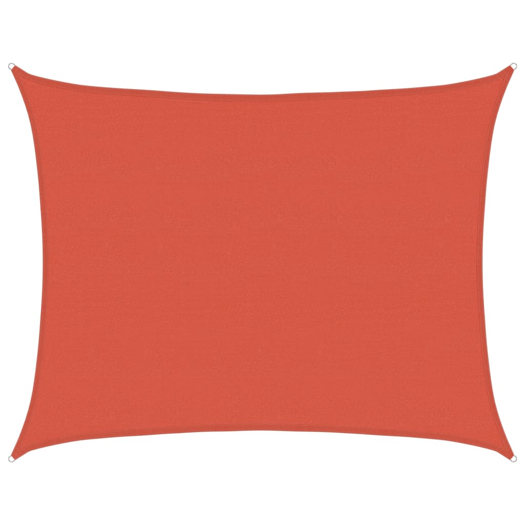 Sunshade Sail 160 g/m² Terracotta 6x7 m HDPE