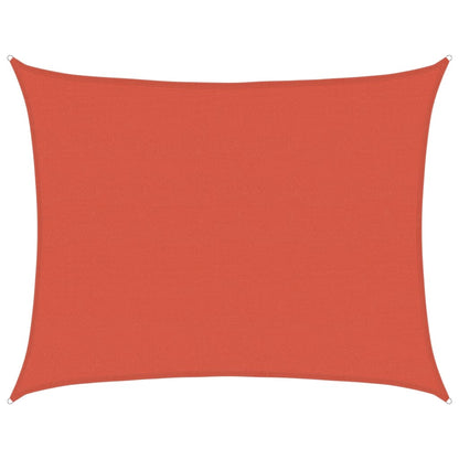 Sunshade Sail 160 g/m² Terracotta 6x7 m HDPE