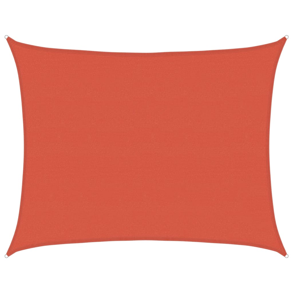 Sunshade Sail 160 g/m² Terracotta 6x8 m HDPE