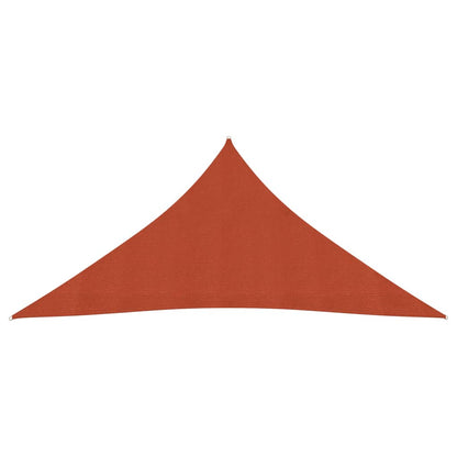 Sunshade Sail 160 g/m² Terracotta 4x4x4 m HDPE