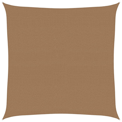 Sunshade Sail 160 g/m² Taupe 4.5x4.5 m HDPE