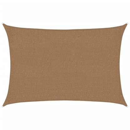 Sunshade Sail 160 g/m² Taupe 2x3 m HDPE