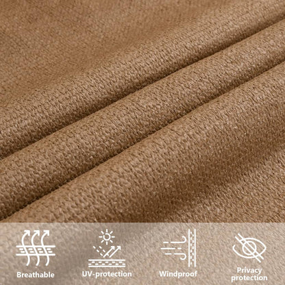 Sunshade Sail 160 g/m² Taupe 2x3 m HDPE