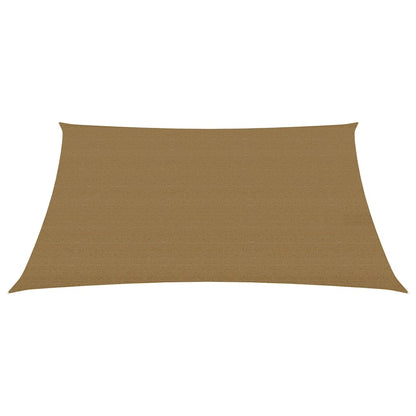 Sunshade Sail 160 g/m² Taupe 2x3.5 m HDPE