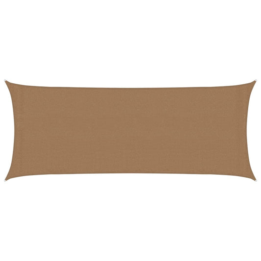 Sunshade Sail 160 g/m² Taupe 2x4.5 m HDPE