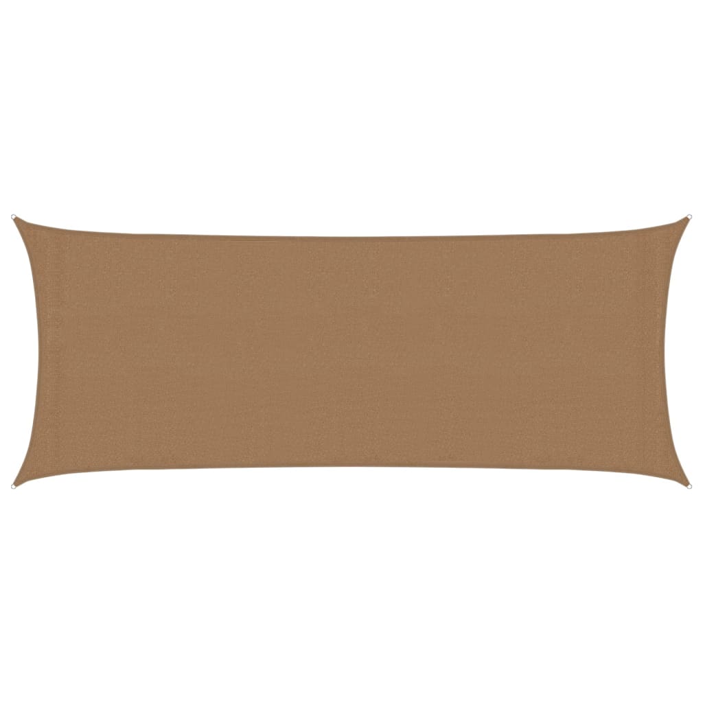 Sunshade Sail 160 g/m² Taupe 2x4.5 m HDPE