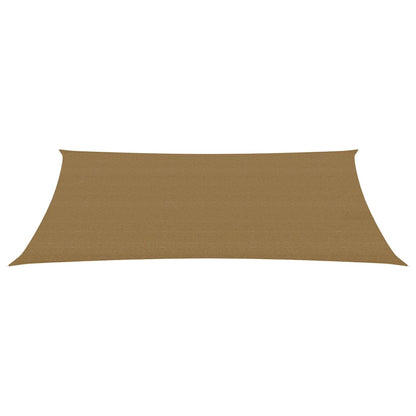 Sunshade Sail 160 g/m² Taupe 2.5x4.5 m HDPE