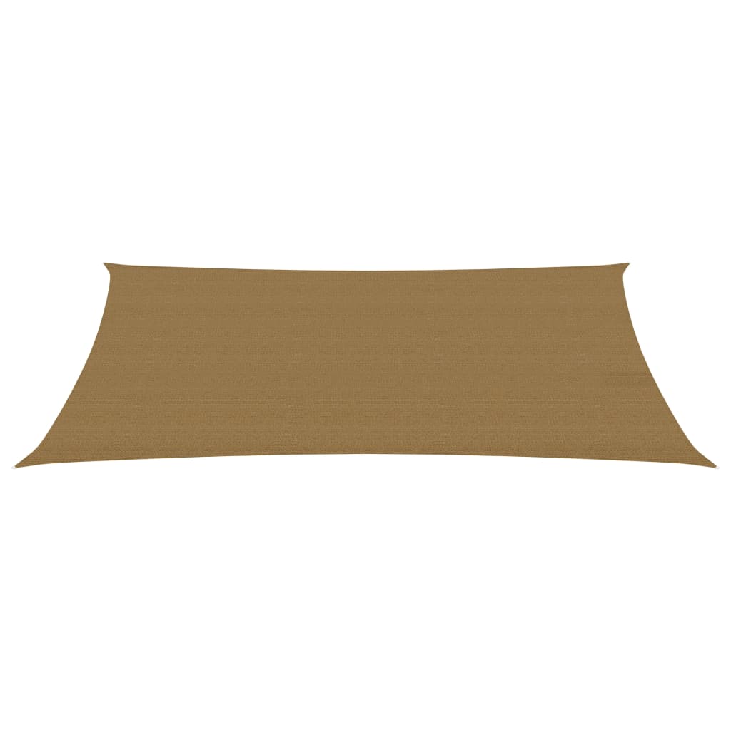 Sunshade Sail 160 g/m² Taupe 3x5 m HDPE