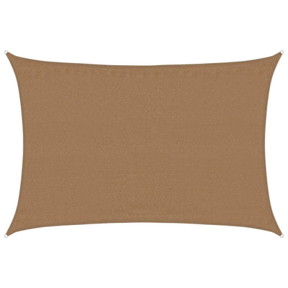 Sunshade Sail 160 g/m² Taupe 3.5x4.5 m HDPE