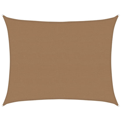 Sunshade Sail 160 g/m² Taupe 6x7 m HDPE