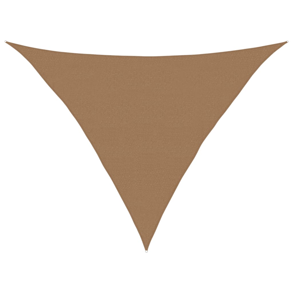 Sunshade Sail 160 g/m² Taupe 5x5x6 m HDPE