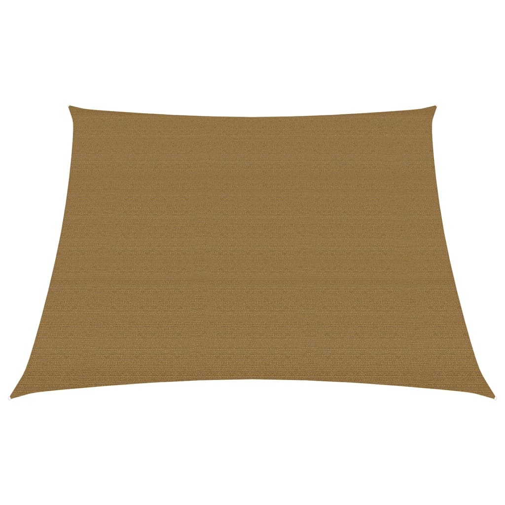 Sunshade Sail 160 g/m² Taupe 3/4x3 m HDPE