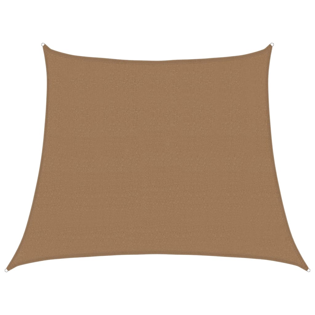 Sunshade Sail 160 g/m² Taupe 3/4x3 m HDPE