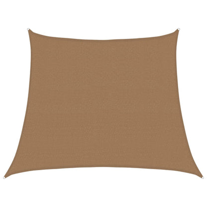 Sunshade Sail 160 g/m² Taupe 3/4x3 m HDPE