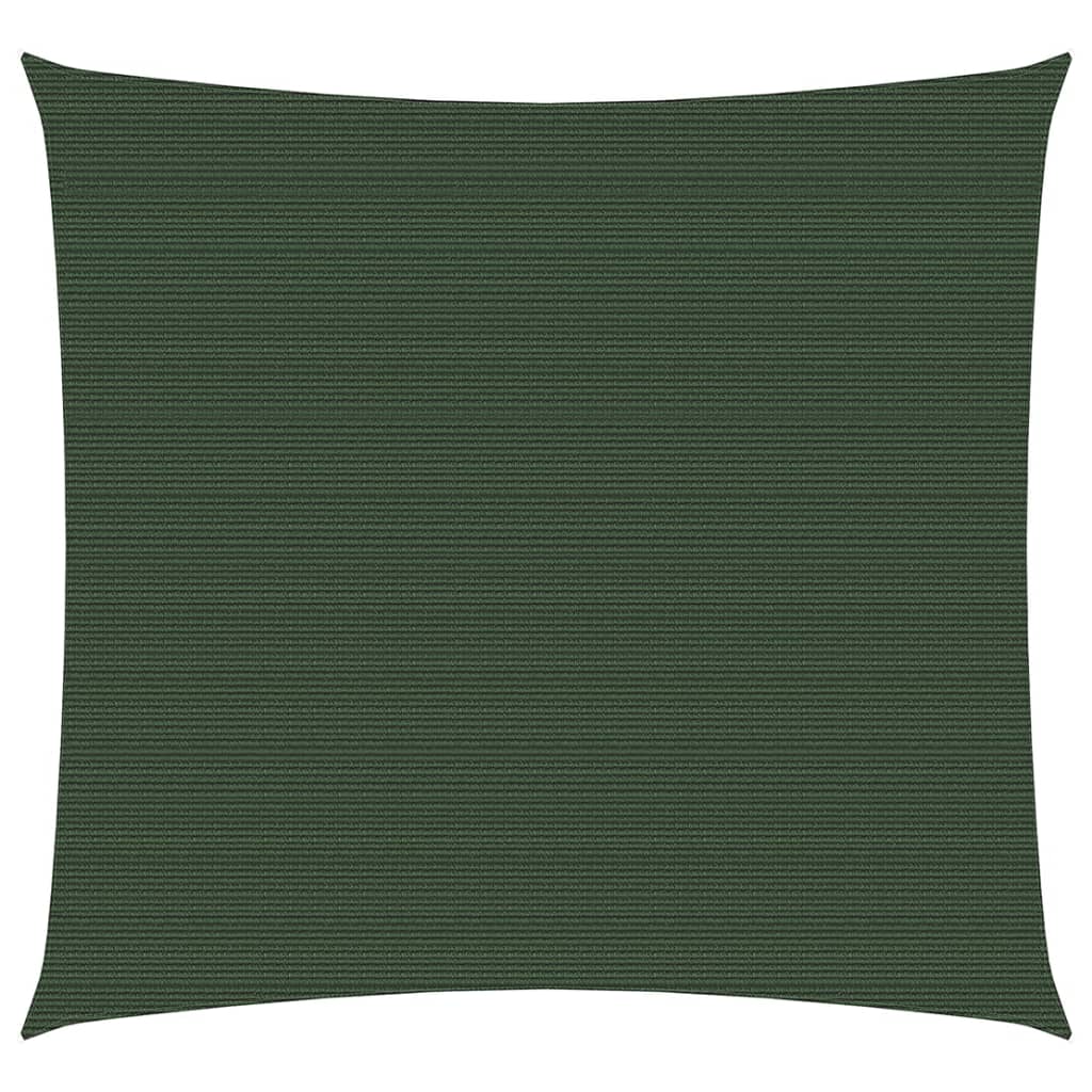 Sunshade Sail 160 g/m² Dark Green 4.5x4.5 m HDPE