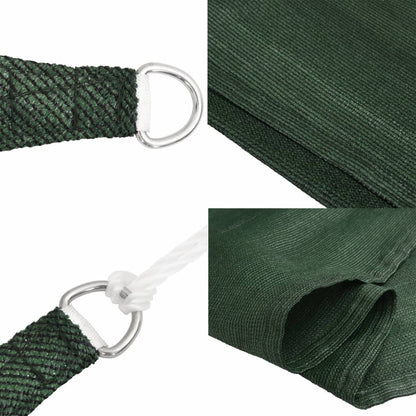 Sunshade Sail 160 g/m² Dark Green 2.5x3.5 m HDPE