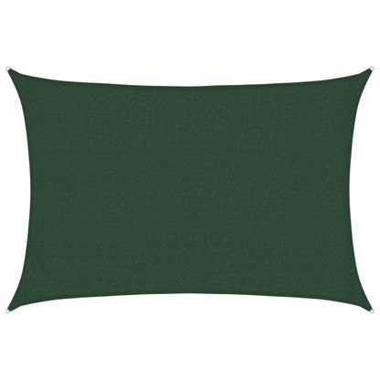 Sunshade Sail 160 g/m² Dark Green 2.5x3.5 m HDPE