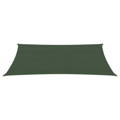 Sunshade Sail 160 g/m² Dark Green 2.5x5 m HDPE