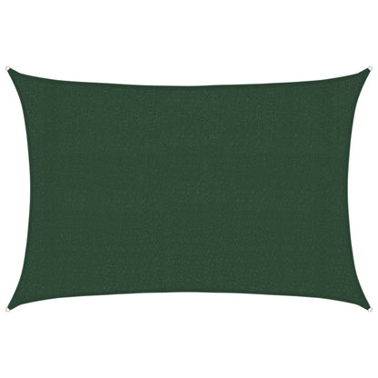 Sunshade Sail 160 g/m² Dark Green 3x4.5 m HDPE