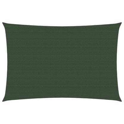 Sunshade Sail 160 g/m² Dark Green 6x7 m HDPE