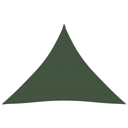 Sunshade Sail 160 g/m² Dark Green 5x5x5 m HDPE