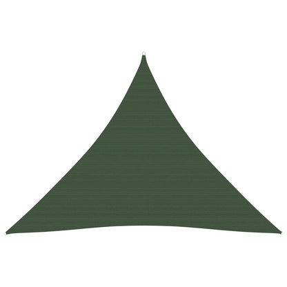 Sunshade Sail 160 g/m² Dark Green 5x5x5 m HDPE