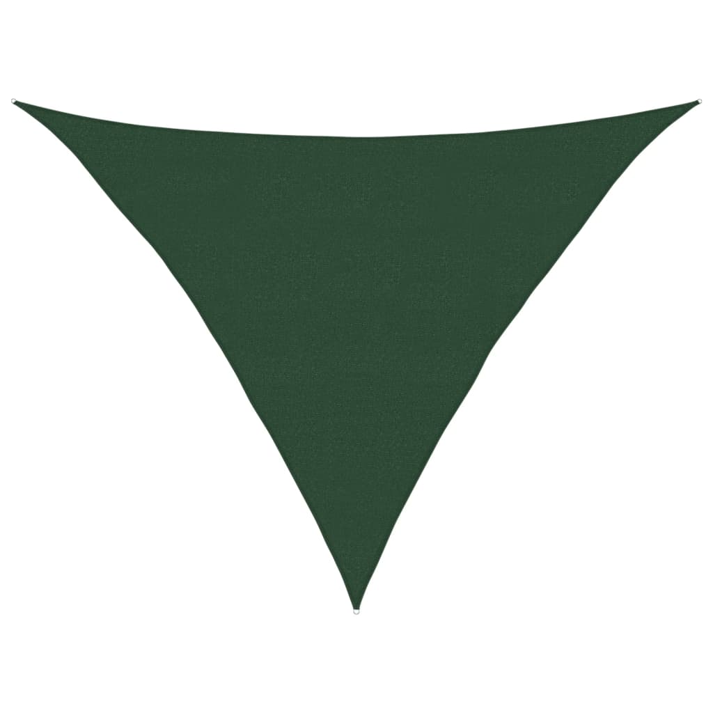 Sunshade Sail 160 g/m² Dark Green 5x5x6 m HDPE