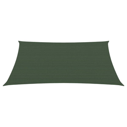 Sunshade Sail 160 g/m² Dark Green 3/4x3 m HDPE