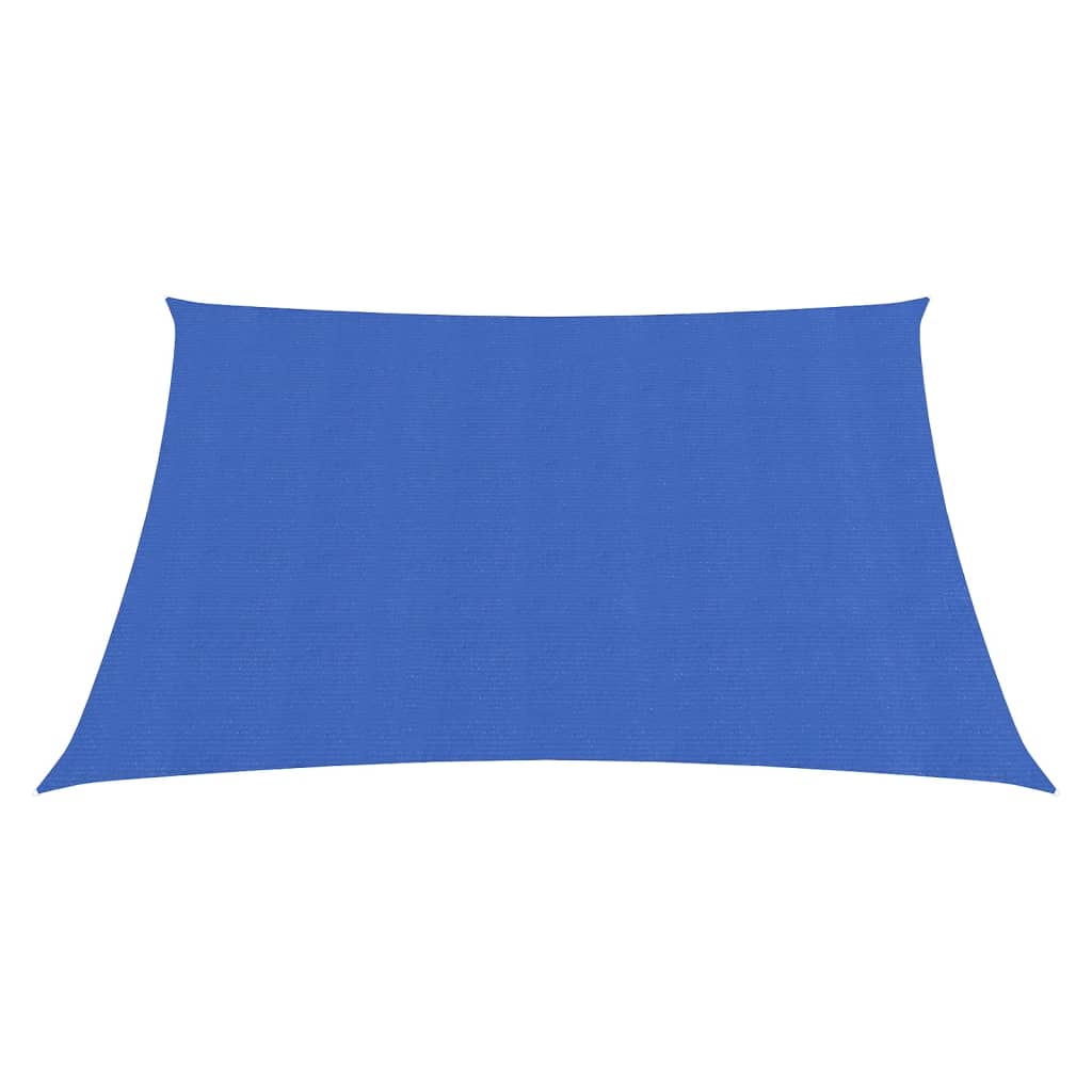 Sunshade Sail 160 g/m² Blue 2x2.5 m HDPE