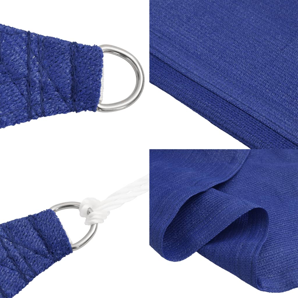 Sunshade Sail 160 g/m² Blue 2x2.5 m HDPE