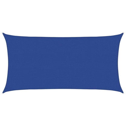 Sunshade Sail 160 g/m² Blue 2x4 m HDPE