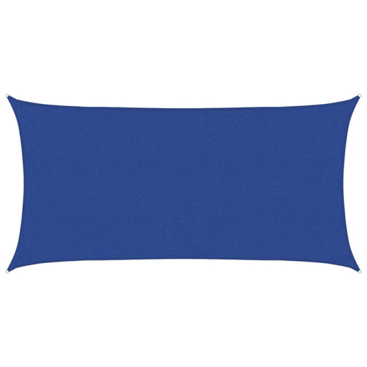 Sunshade Sail 160 g/m² Blue 2x4 m HDPE