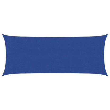 Sunshade Sail 160 g/m² Blue 2x5 m HDPE