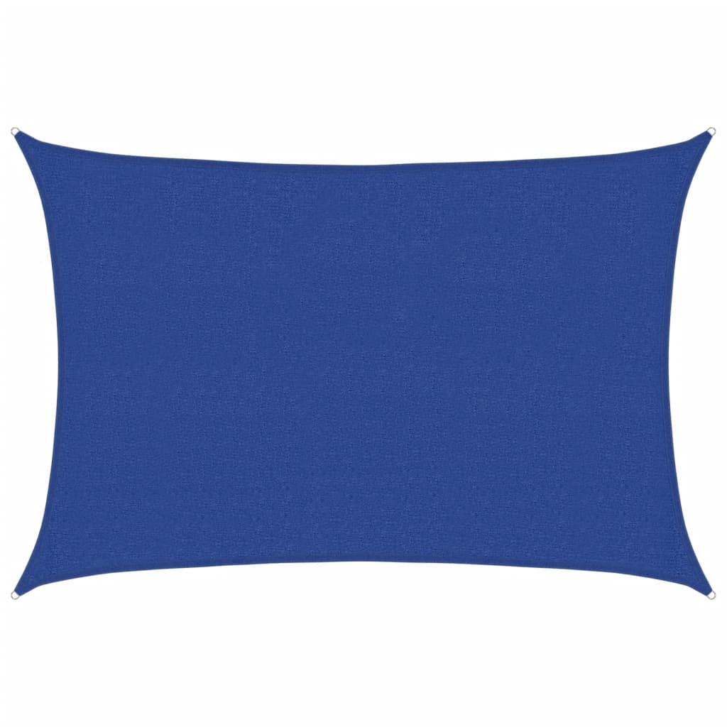 Sunshade Sail 160 g/m² Blue 2.5x3.5 m HDPE