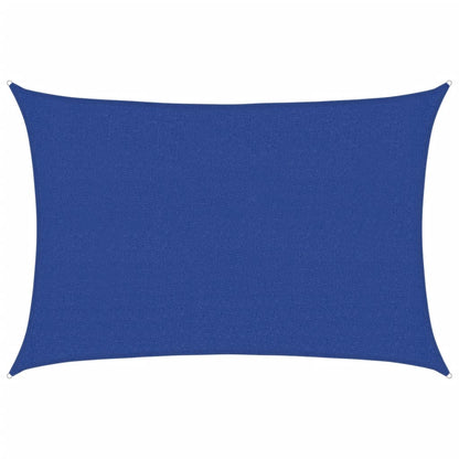 Sunshade Sail 160 g/m² Blue 2.5x3.5 m HDPE