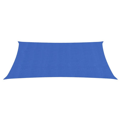 Sunshade Sail 160 g/m² Blue 2.5x4.5 m HDPE