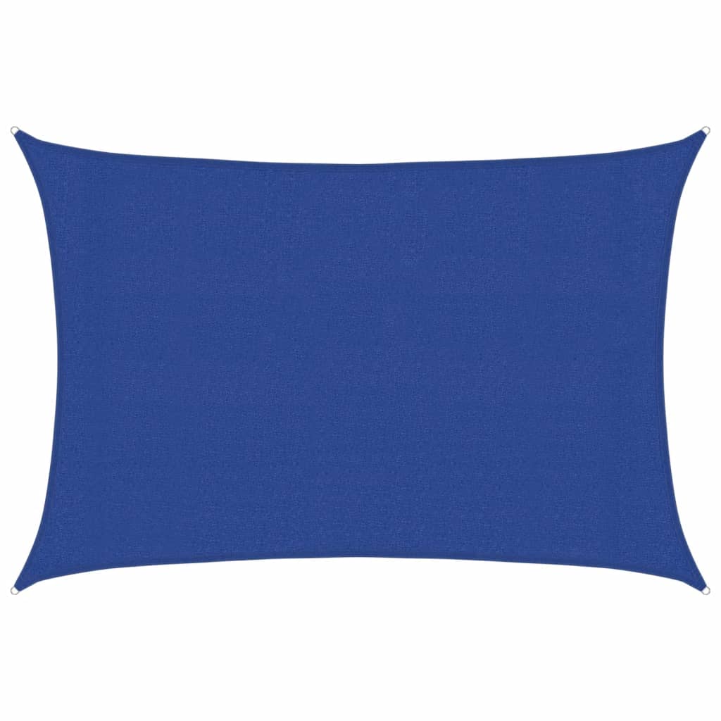 Sunshade Sail 160 g/m² Rectangular Blue 3x4 m HDPE