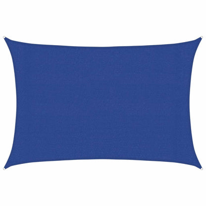 Sunshade Sail 160 g/m² Rectangular Blue 3x4 m HDPE