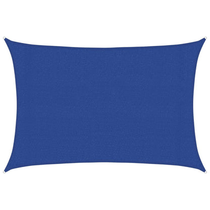 Sunshade Sail 160 g/m² Rectangular Blue 3x5 m HDPE